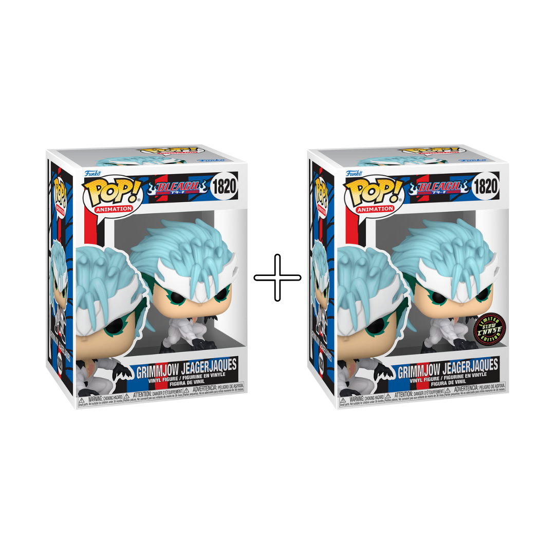 Bundle Funko Pops - Bleach - Grimmjow Jeagerjaques (Standard + Chase)