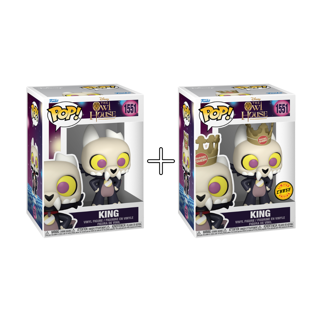 *Pré-reserva* Bundle Funko Pops - Disney - The Owl House - King (Standard + Chase)