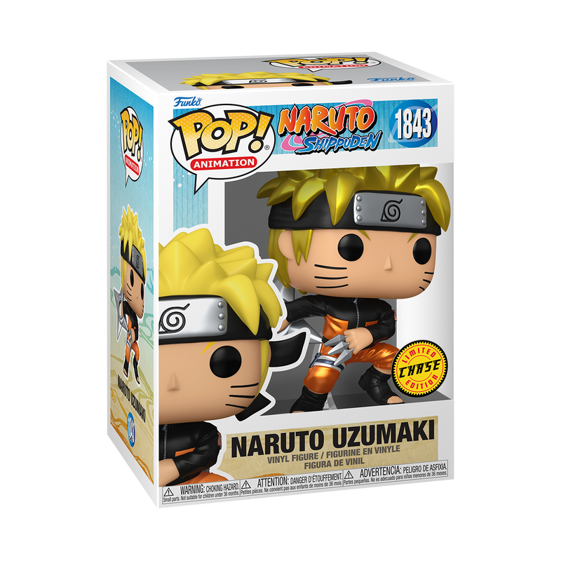  Bundle Funko Pops - Naruto Shippuden - Naruto Uzumaki (Standard + Chase)