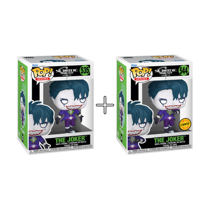 Bundle Funko Pops - Suicide Squad Isekai - The Joker (Standard + Chase)