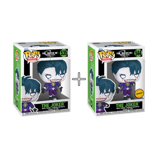 Bundle Funko Pops - Suicide Squad Isekai - The Joker (Standard + Chase)