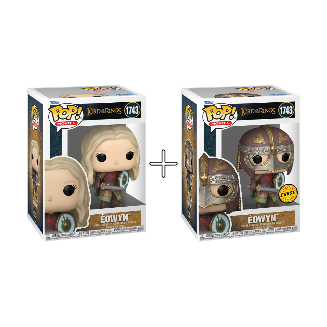  Bundle Funko Pops - The Lord of the Rings - Éowyn (Standard + Chase)