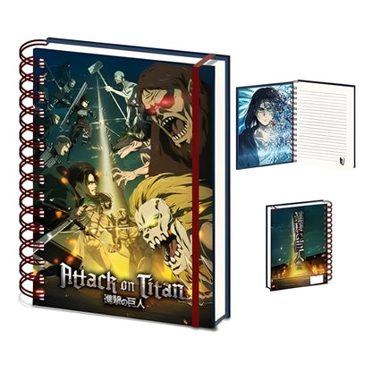 Caderno A5 - Attack on Titan