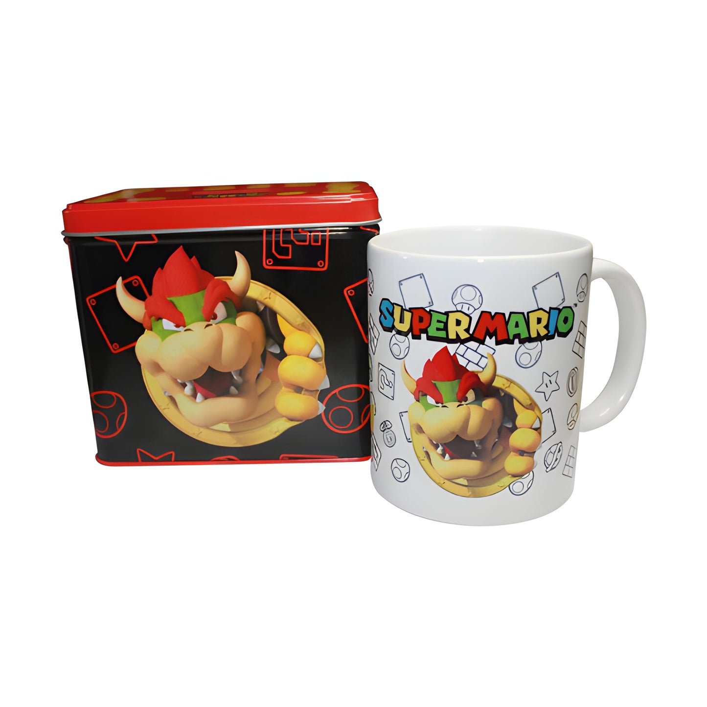 Caneca + Mealheiro - Nintendo - Super Mario - Bowser