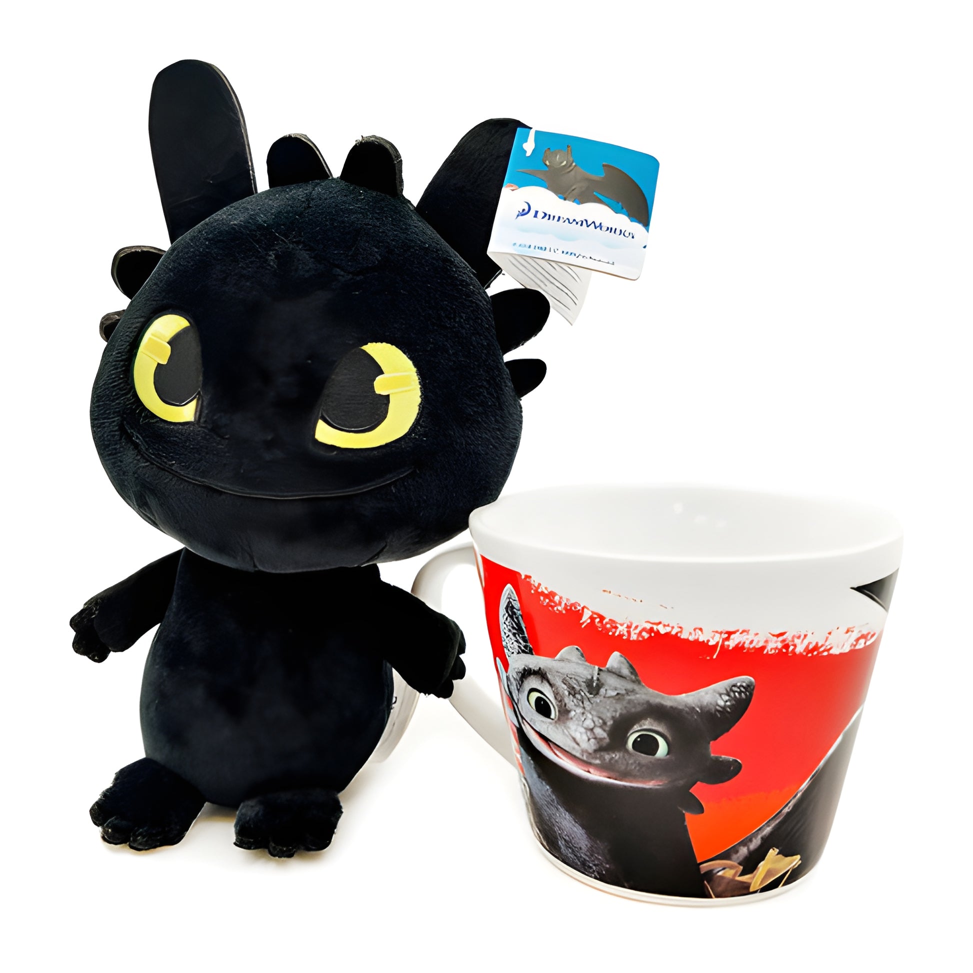 Caneca + Peluche - How to Train your Dragon - Toothless