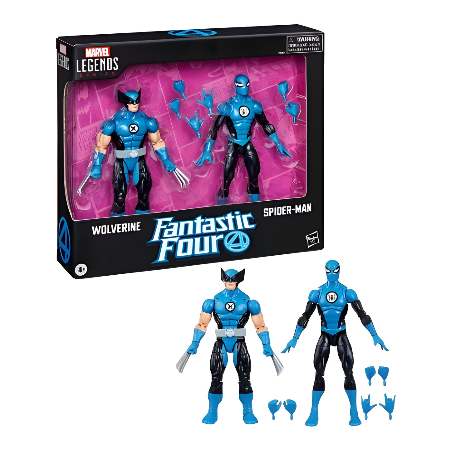 Figura - Marvel Legends Series - Fantastic Four - Wolverine & Spider-Man