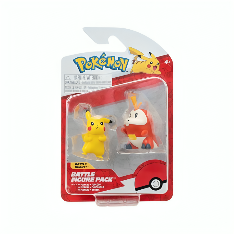 Figura - Pokémon - Pikachu & Fuecoco