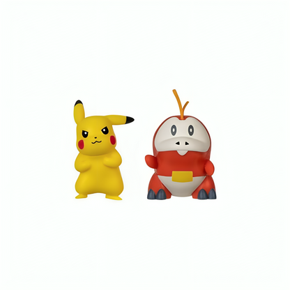 Figura - Pokémon - Pikachu & Fuecoco