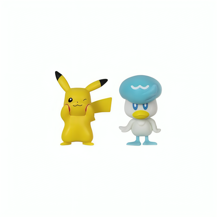 Figura - Pokémon - Pikachu & Quaxly