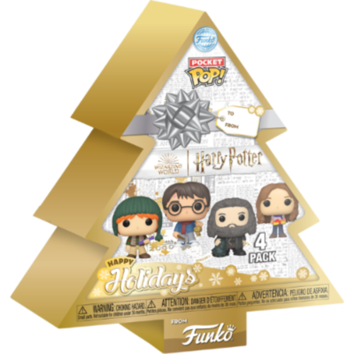 Funko Pocket Pop - Harry Potter - Holiday Tree (4 Pack)