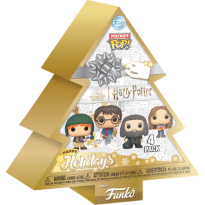 Funko Pocket Pop - Harry Potter - Holiday Tree (4 Pack)