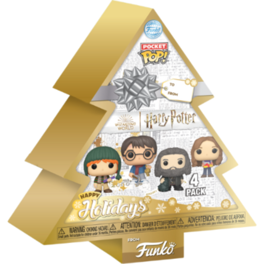 Funko Pocket Pop - Harry Potter - Holiday Tree (4 Pack)