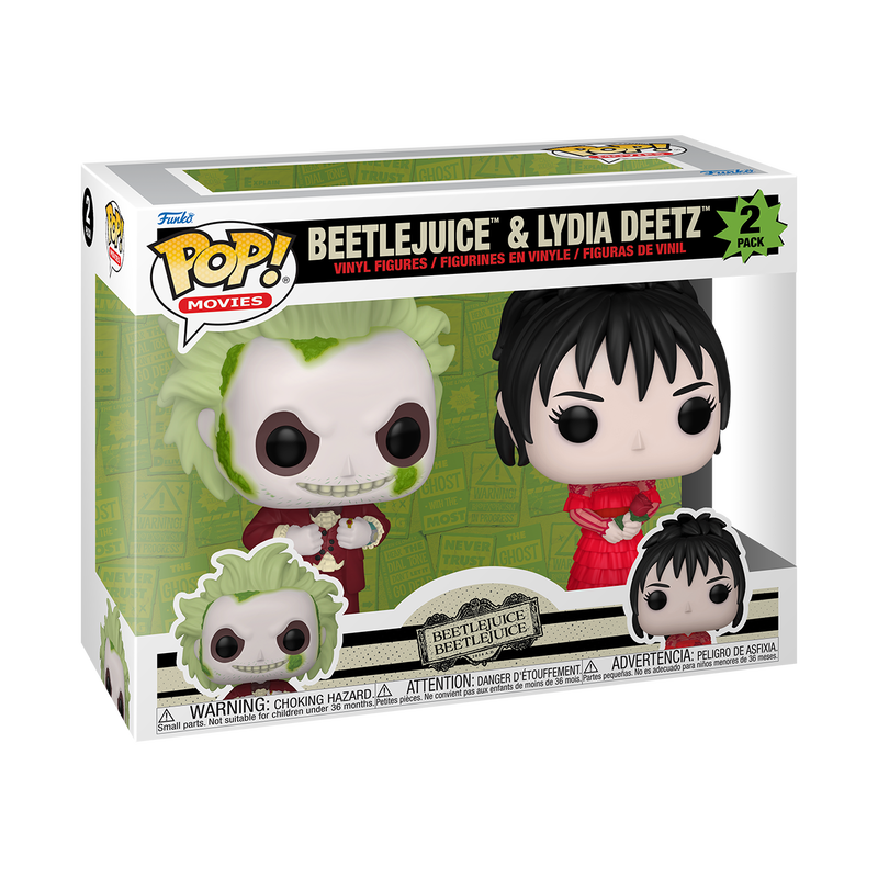 Funko Pop - Beetlejuice - Beetlejuice & Lydia Deetz (2-Pack)