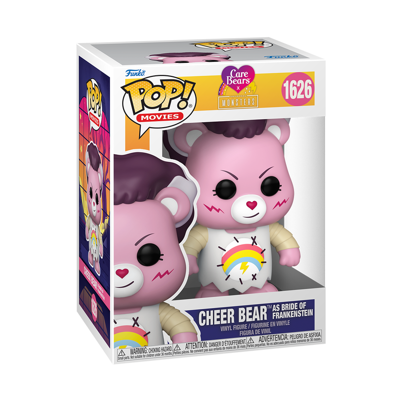 Funko Pop - Care Bears x Universal Monsters - Cheer Bear as Bride of Frankenstein