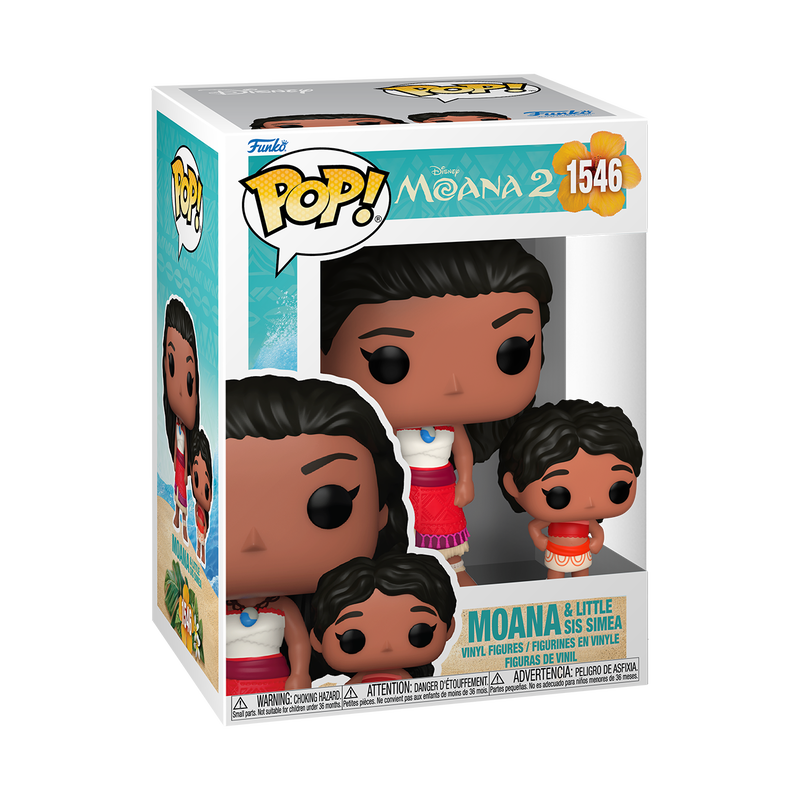 Funko Pop - Disney - Moana 2 - Moana & Little Sis Simea