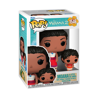 Funko Pop - Disney - Moana 2 - Moana & Little Sis Simea