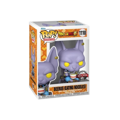 Funko Pop - Dragon Ball Super - Beerus Eating Noodles (Special Edition)