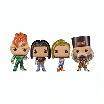 Funko Pop - Dragon Ball Z - Android 16, Android 17, Android 18, Dr. Gero (4 Pack)