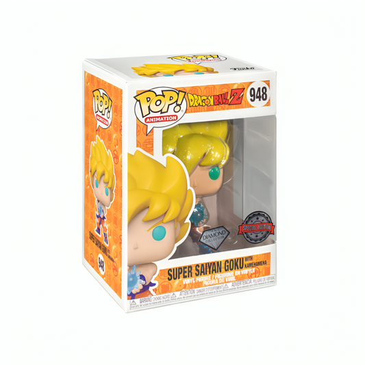 *Pré-reserva* Funko Pop - Dragon Ball Z - SS Goku w/ Kamehameha Diamond Glitter (Special Edition)