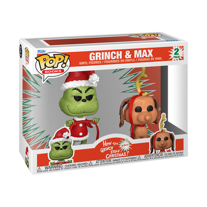  Funko Pop - How The Grinch Stole Christmas - Grinch & Max (2 Pack)