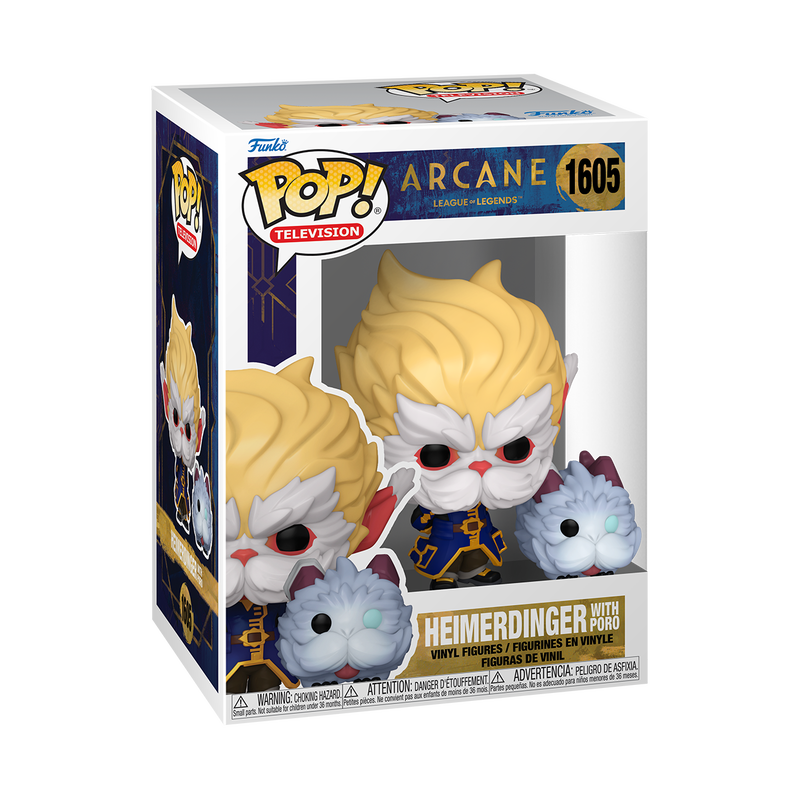  Funko Pop - League of Legends - Arcane - Heimerdinger with Poro