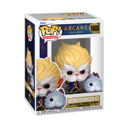  Funko Pop - League of Legends - Arcane - Heimerdinger with Poro