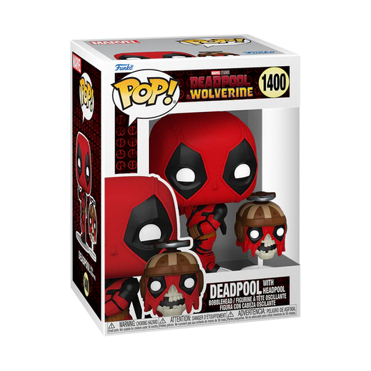 Funko Pop - Marvel - Deadpool and Wolverine - Deadpool with Headpool