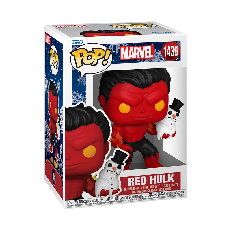  Funko Pop - Marvel - Red Hulk Holiday