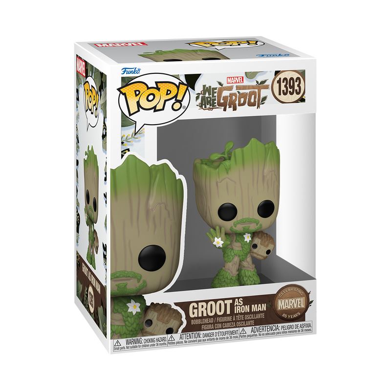 Funko Pop - Marvel - We Are Groot - Groot as Iron Man