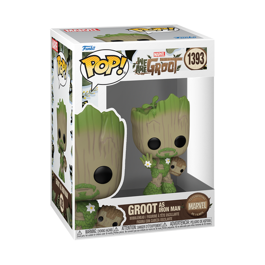 Funko Pop - Marvel - We Are Groot - Groot as Iron Man