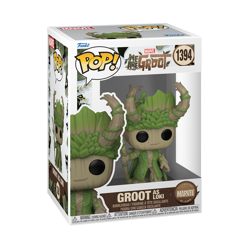 Funko Pop - Marvel - We Are Groot - Groot as Loki