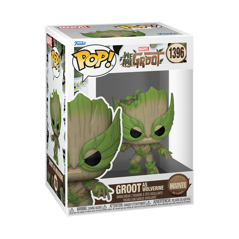 Funko Pop - Marvel - We Are Groot - Groot as Wolverine