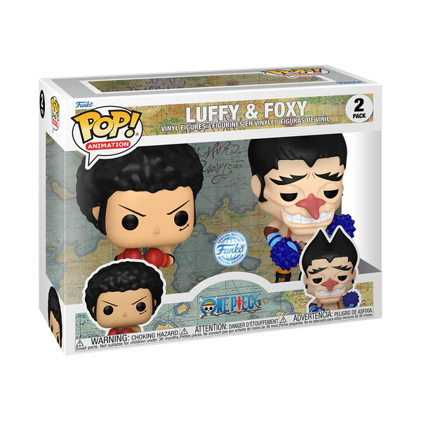 Funko Pop - One Piece - Luffy & Foxy 2-Pack (Exclusive)