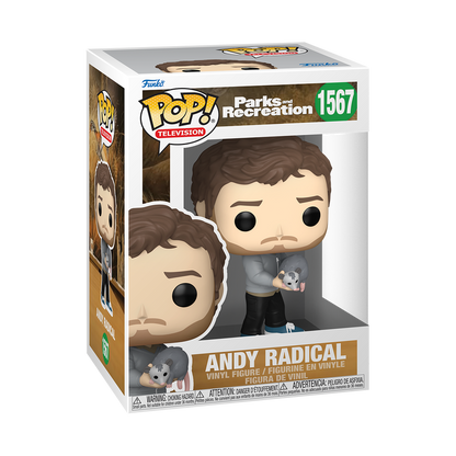 Funko Pop - Parks and Recreation - Andy Radical