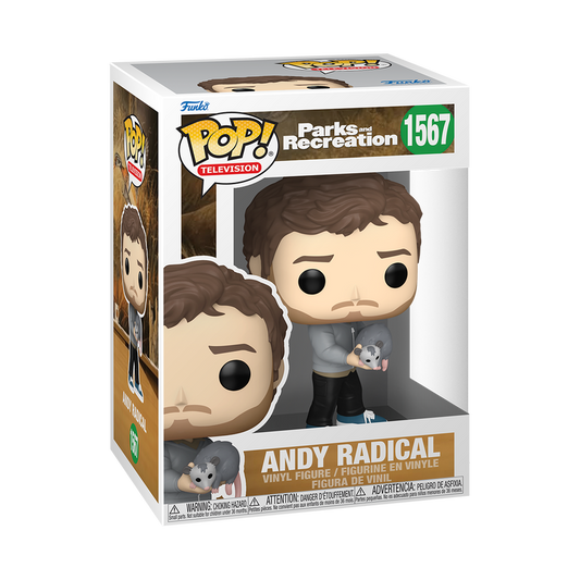 Funko Pop - Parks and Recreation - Andy Radical