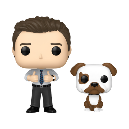  Funko Pop - Parks and Recreation - Chris Traeger with Champion