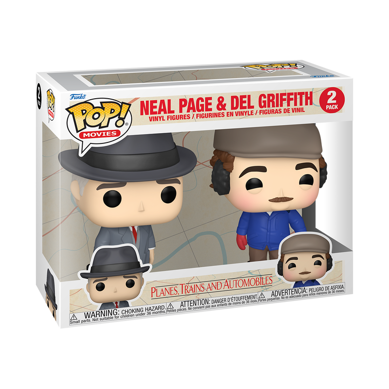 Funko Pop - Planes, Trains and Automobiles - Neal Page & Del Griffith (2 Pack)