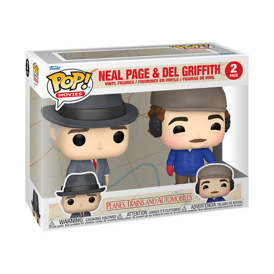 Funko Pop - Planes, Trains and Automobiles - Neal Page & Del Griffith (2 Pack)