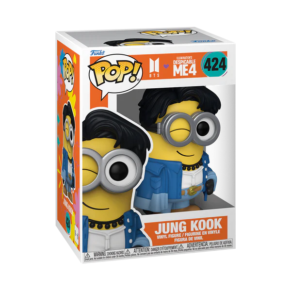 Funko Pop - Rocks - BTS - Despicable Me 4 - Jung Kook