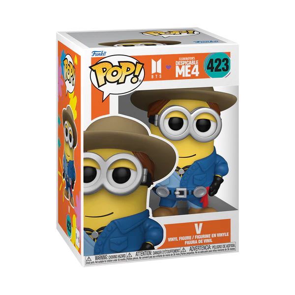 Funko Pop - Rocks - BTS - Despicable Me 4 - V