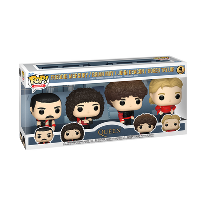 Funko Pop - Rocks - Queen - Freddie Mercury / Brian May / John Deacon / Roger Taylor (4 Pack)