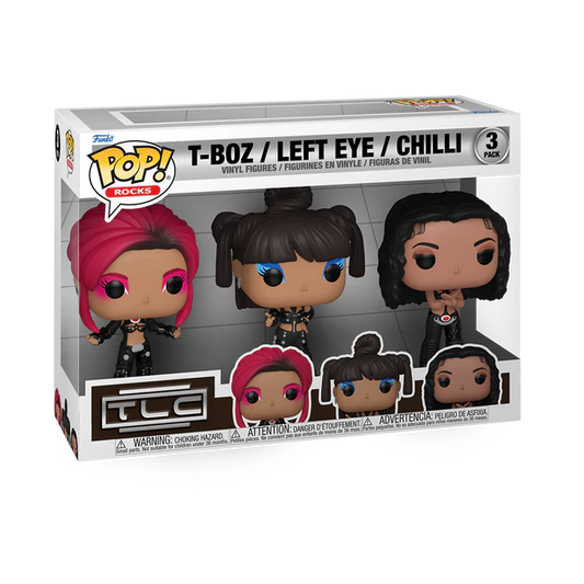 Funko Pop - Rocks - TLC - T-Boz / Left Eye / Chilli (3Pack)