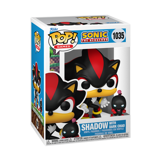  Funko Pop - Sonic the Hedgehog - Shadow with Dark Chao