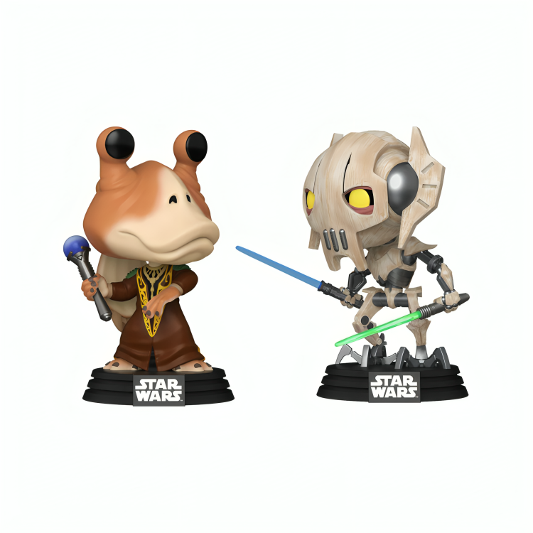 Funko Pop - Star Wars - Jar Jar Binks Vs. General Grievous 2 Pack (Special Edition)