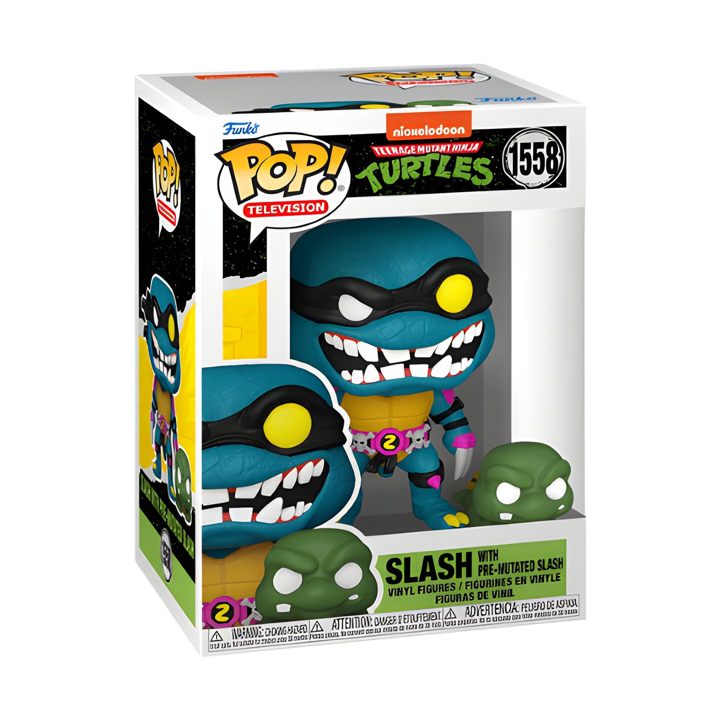 Funko Pop - Teenage Mutant Ninja Turtles - Slash with Pre-Mutated Slash