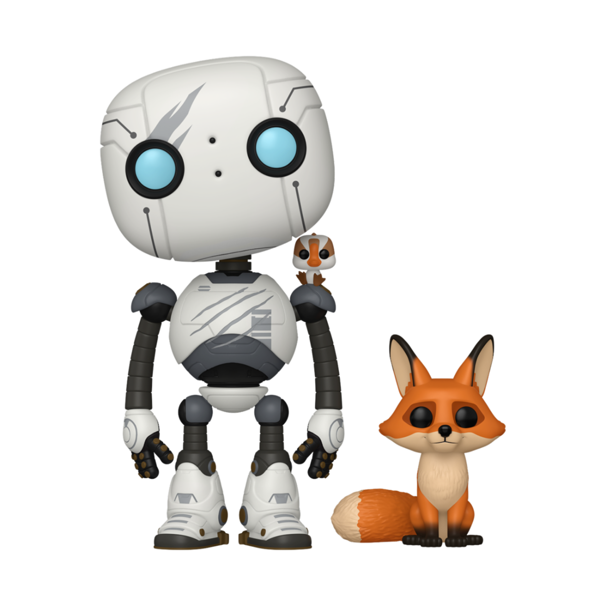  Funko Pop - The Wild Robot - Roz With Brightbill & Fink