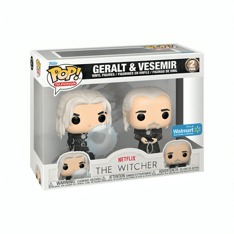 Funko Pop - The Witcher - Geralt & Vesemir 2 Pack (Special Edition)