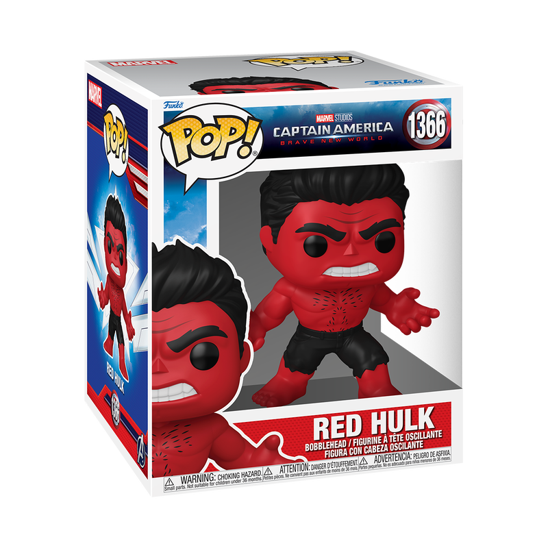 Funko Pop 6'' - Marvel - Captain America - Brave New World - Red Hulk