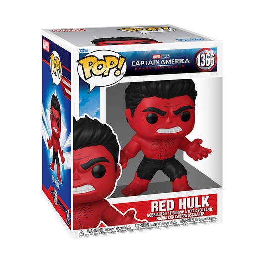 Funko Pop 6'' - Marvel - Captain America - Brave New World - Red Hulk