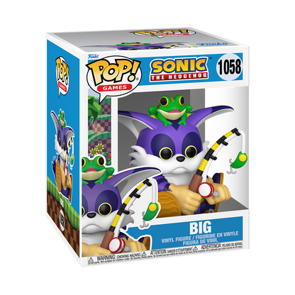  Funko Pop 6'' - Sonic the Hedgehog - Big